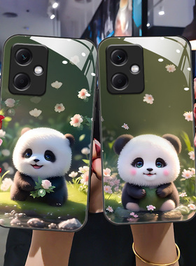 适用于红米note12pro手机壳note12新款玻璃壳22101316UC高级redminote12pro+可爱Note12卡通22101317C时尚女