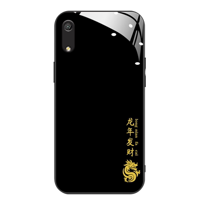 适用于华为y9prime手机壳y8p/y7pro2019/y6pro软边液态玻璃壳y92019中国风huawei龙年生肖新款y67p男女高级潮