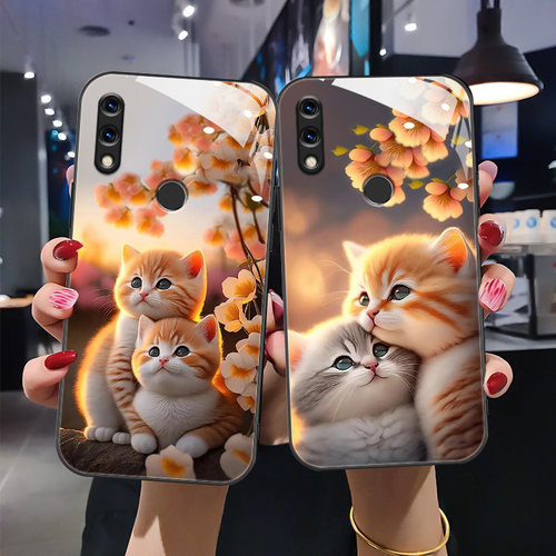 时尚创意女款钢化玻璃手机壳