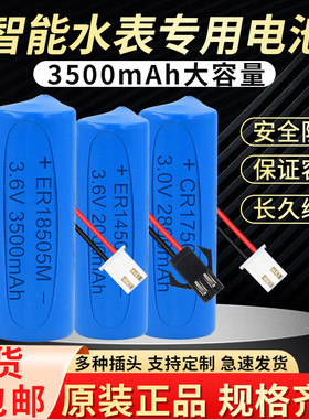 智能水表电池ER14505M/ER18505M/CR17505/CR17450通用3.6V