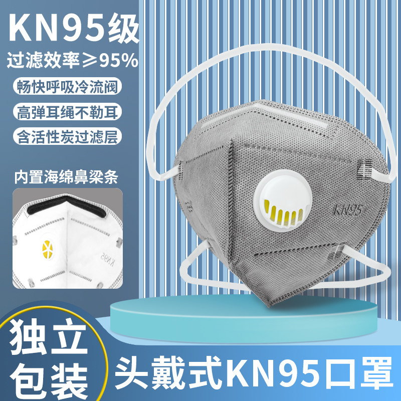 头戴式kn95口罩防尘工业打磨粉尘