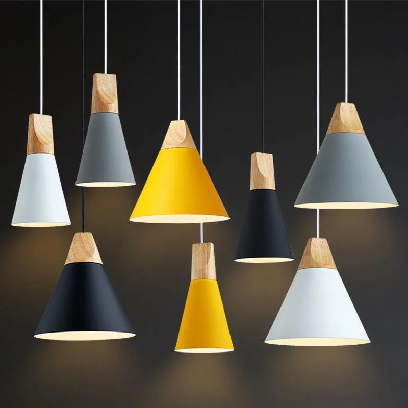 北欧马卡龙客厅餐厅吊灯单头现代简约创意时尚吧台灯床头卧室灯具