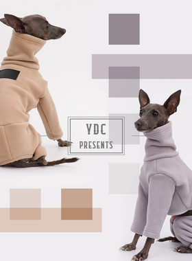 YDC Store小灵缇惠比特贝灵顿四脚衣双面绒奥粒绒保暖秋冬四脚衣