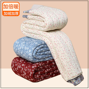 子加厚直筒高腰新款 中老年人女裤 保暖奶奶花裤 妈妈打底花棉裤 冬季