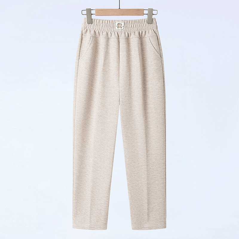 高腰休闲裤女2025新款妈妈裤子春秋冬奶奶装直筒中老年人女裤,女装/女士精品,中老年女装,淘宝优惠券,粉丝福利购,淘宝优惠卷