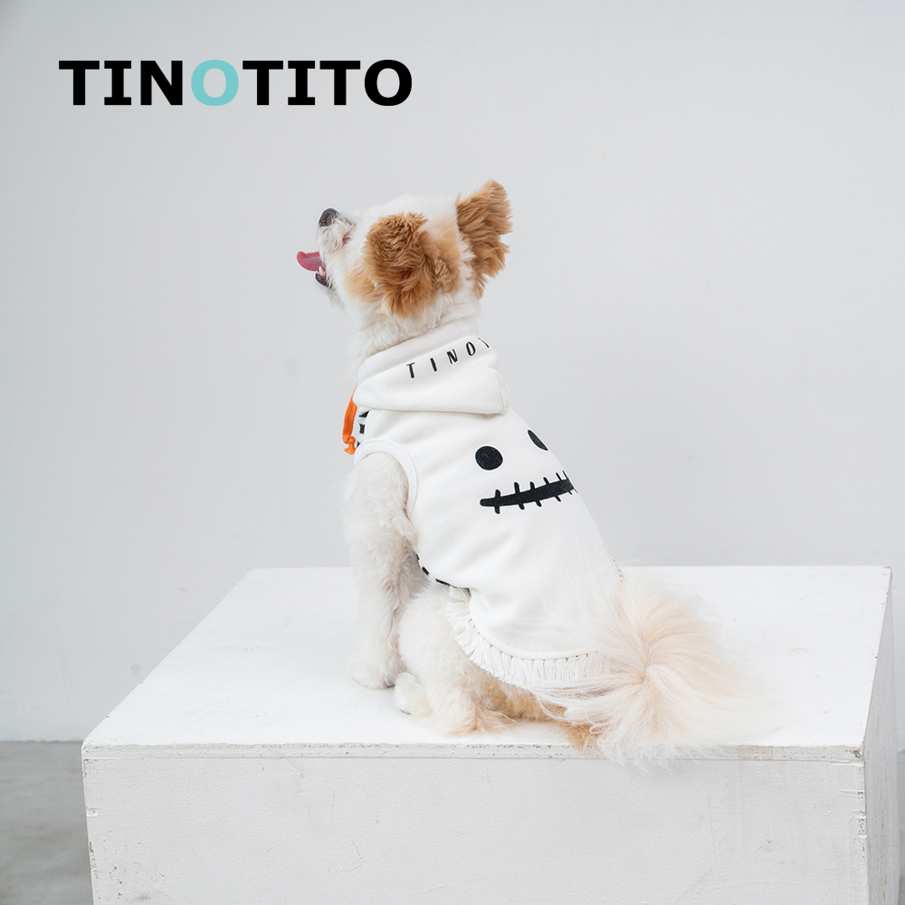 提诺Tinotito日本品牌宠物服装秋冬 小精灵连帽衫 万圣节变装小鬼