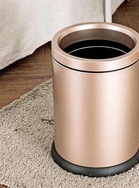 GAOK长压圈方形无盖厨房垃圾桶大号家用化妆室专用简约卫生桶