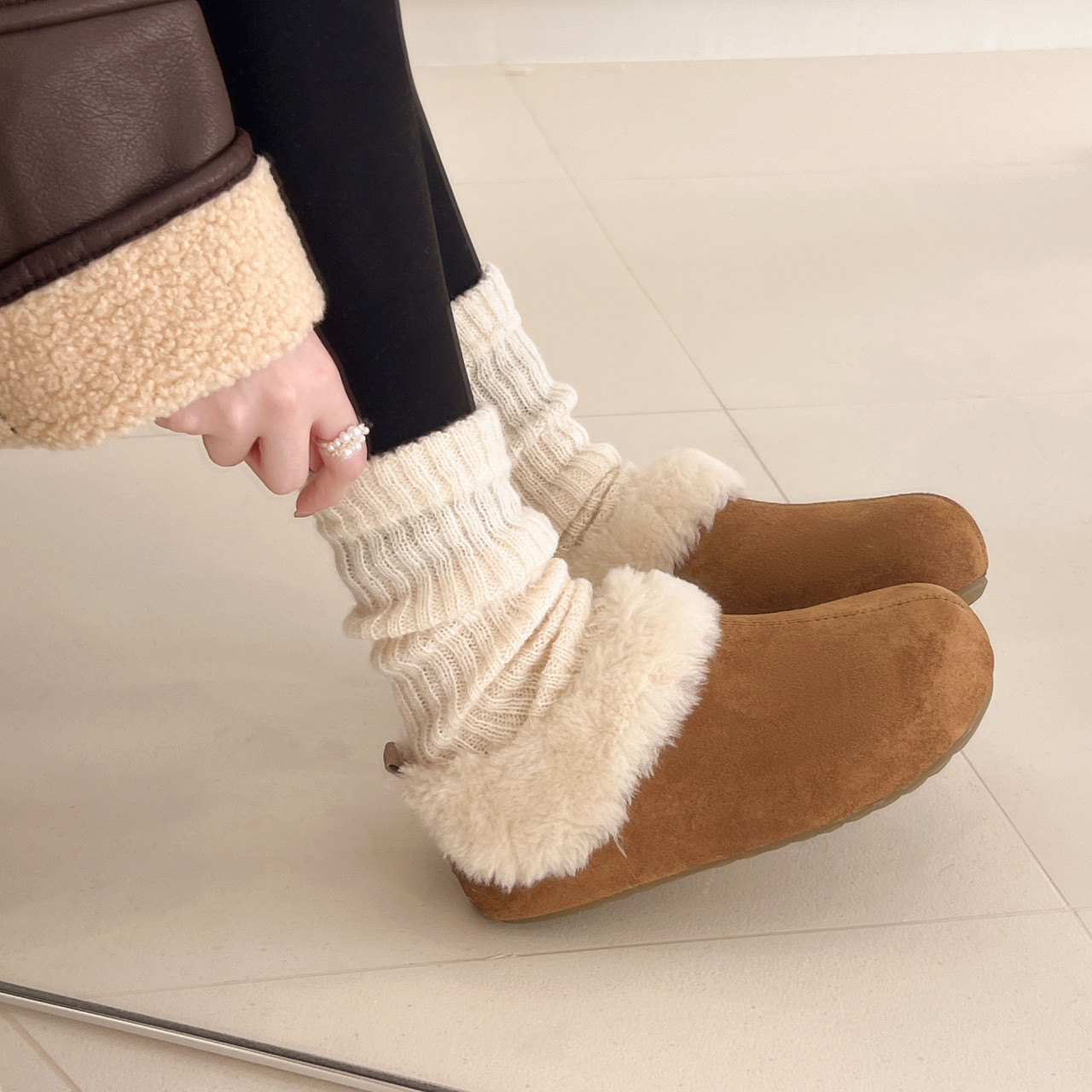 厚底增高包头拖鞋女外穿2026春秋新款毛毛鞋女加绒勃肯鞋懒0115w,女鞋,勃肯鞋/软木鞋,淘宝优惠券,粉丝福利购,淘宝优惠卷
