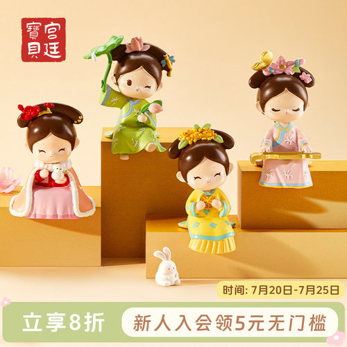 宫廷宝贝桌面摆件四季格格