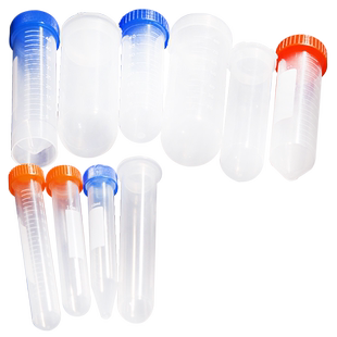 塑料离心管PCR管EP管1.5 2 5 7 10 50ml螺口尖底连盖丰年虾花籽瓶
