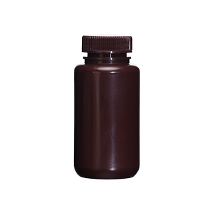PP大口塑料瓶透明棕色塑料试剂瓶100/500/1000ml实验室广口密封罐