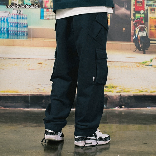 MostWantedLab Tide Brand Brange Proteft Straight Tube Loose Casual Guard Pants Пара ног для работы длинные брюки MWTD