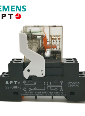 西门子APT经济薄型电磁继电器SR1组2组SR1MLSR2HL带灯DC24宽5/8脚