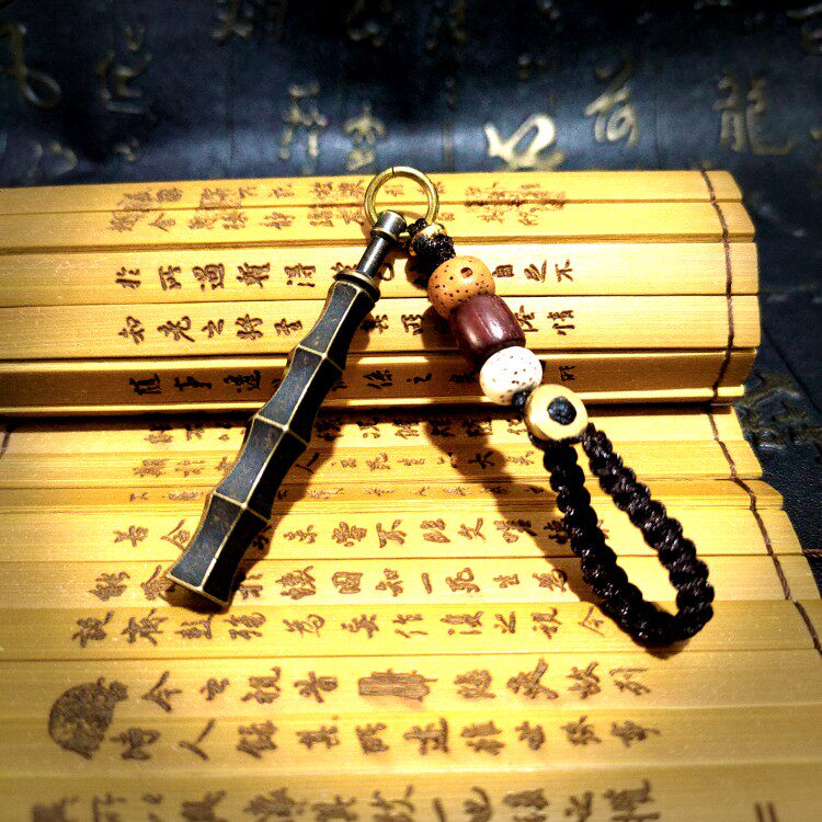 黄铜复古传奇实心裁决之杖钥匙扣钥匙扣