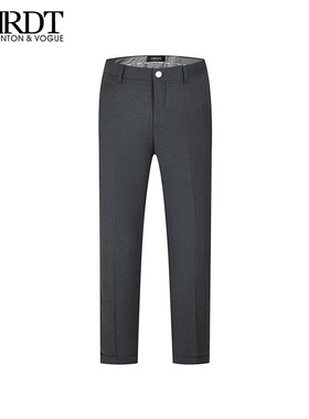 ORRDT澳林丹顿男装纯羊毛直筒商务休闲西裤男秋季新款A08C1259