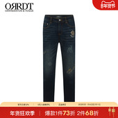 经典 蓝字母直筒牛仔裤 男秋冬新款 ORRDT澳林丹顿男装 长裤 A37D2278