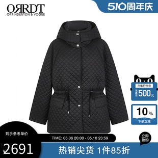 棉服女A58A2438 连帽保暖时尚 秋冬新款 ORRDT澳林丹顿女装