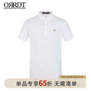 简约字母商务POLO衫 新款 ORRDT澳林丹顿男装 男夏季 潮 男士 翻领短袖