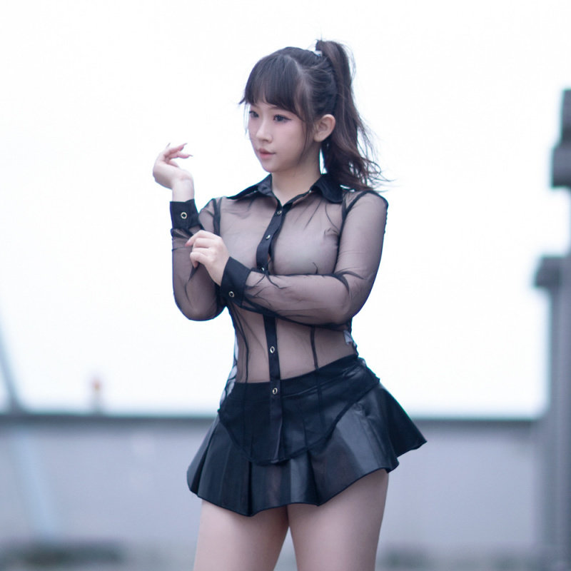2025防晒衬衫女春夏修身透视