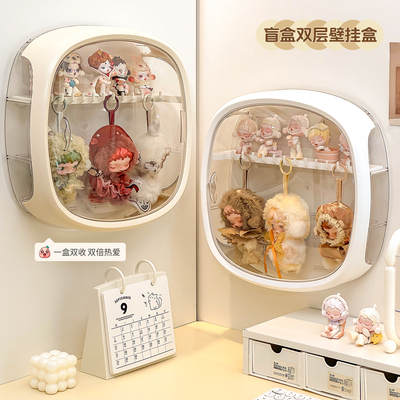 盲盒挂件一体式收纳盒壁挂展示