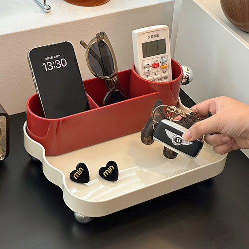 钥匙收纳玄关摆件高级感多功能