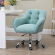 北欧电脑椅家用舒适久坐布艺沙发椅简约靠背书桌椅升降卧室学习椅