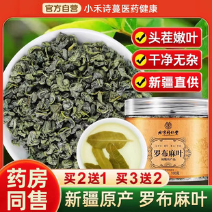 北京同仁堂朕皇罗布麻叶中草药材新疆养生茶新芽罗布麻官方旗舰店