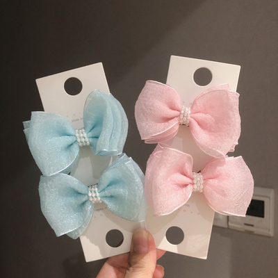 儿童清新蝴蝶结发圈头绳皮筋