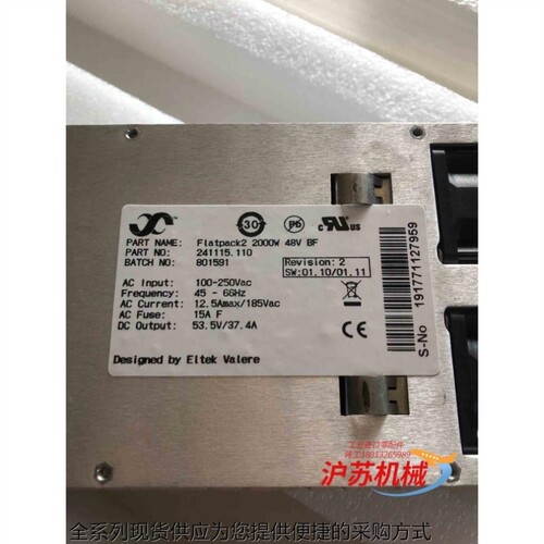 【议价】ELTEK 241115.110 FLATPACK2 200