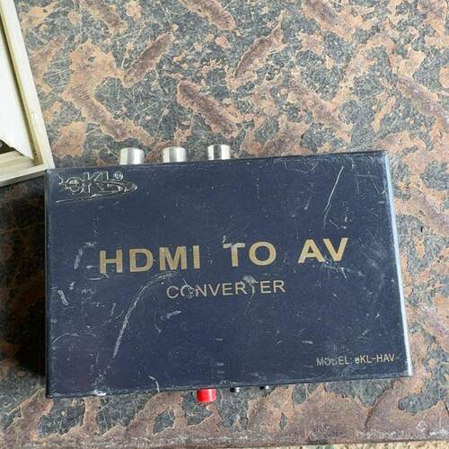 议价EKL影片转换器AV+S端子转HDMI 有两台 需要的联系