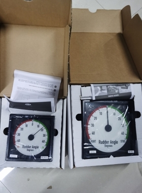 【议价】BW144 DEIF丹控船舶45度舵角表舵角指示器议价