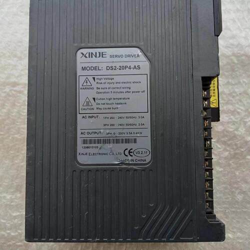 议价J262*信捷伺服驱动器DS2-20P4-AS/400W拆机件8成新实物拍摄