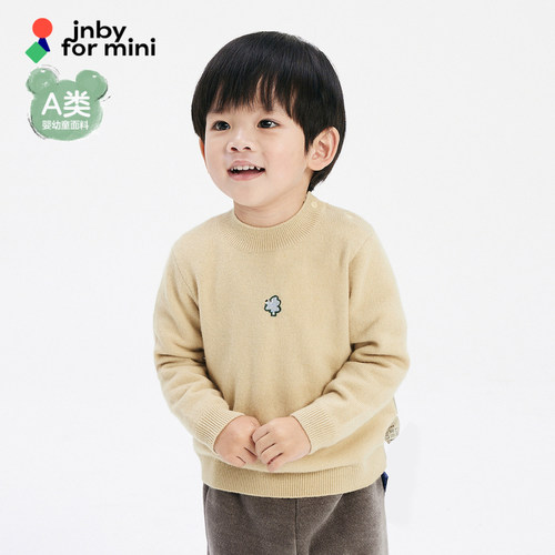 江南布衣婴童套头羊绒衫保暖舒适软糯男女童婴儿jnbybyjnby