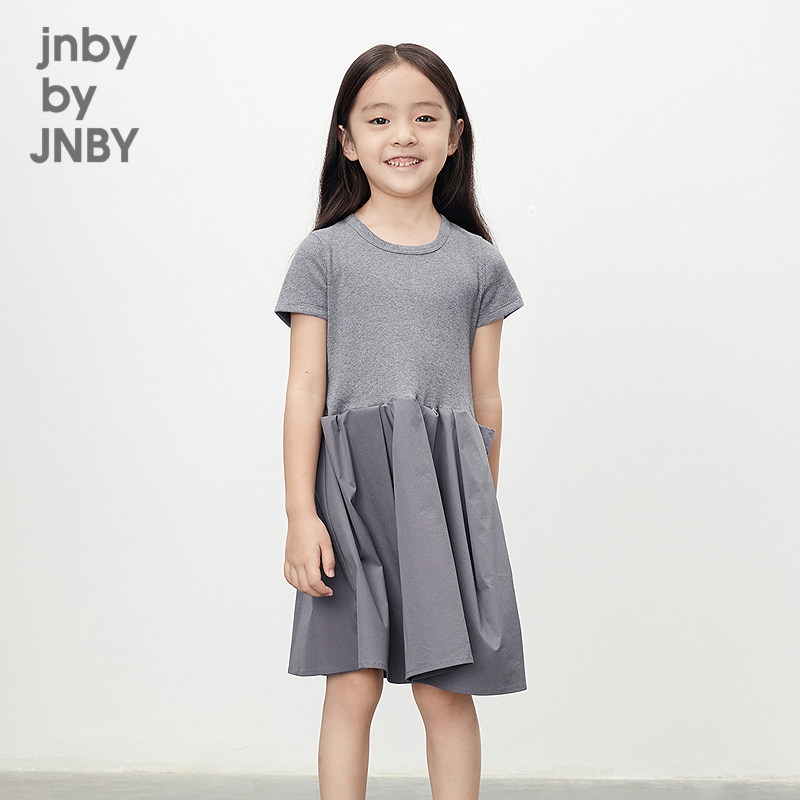 ���ϲ���ͯװ��������ȹԲ�촿��ƴ��������Ůͯ��ͯjnbybyjnby001/���� 100cm  169Ԫ