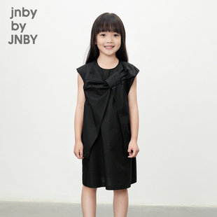 江南布衣童装蝴蝶结连衣裙A字裙纯棉休闲夏女童儿童jnbybyjnby