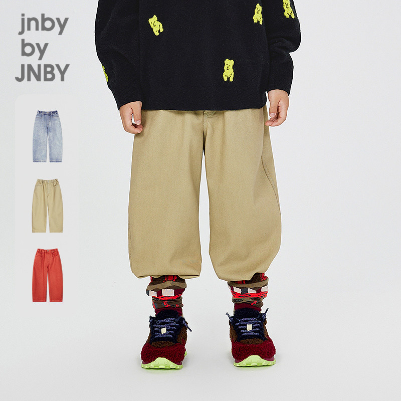 江南布衣童装宽松牛仔香蕉裤日常个性男女童长裤jnbybyjnby