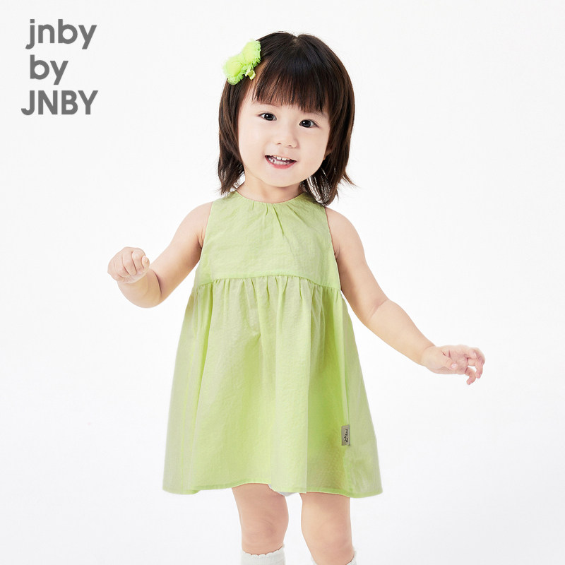 [江南布衣婴童]春夏背心连衣裙立体蝴蝶结可爱女童婴儿jnbyby