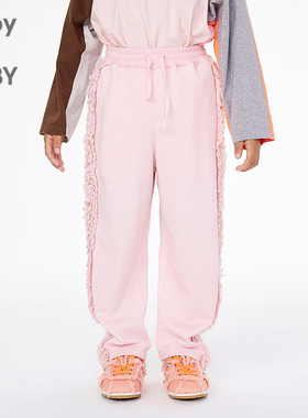 新款江南布衣童装宽松弯刀裤长裤25春女童jnbybyjnby1P2E11630