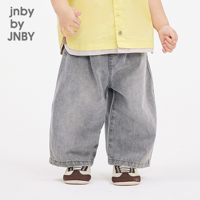新款江南布衣婴童牛仔长裤25春男女童婴儿jnbybyjnbyYP