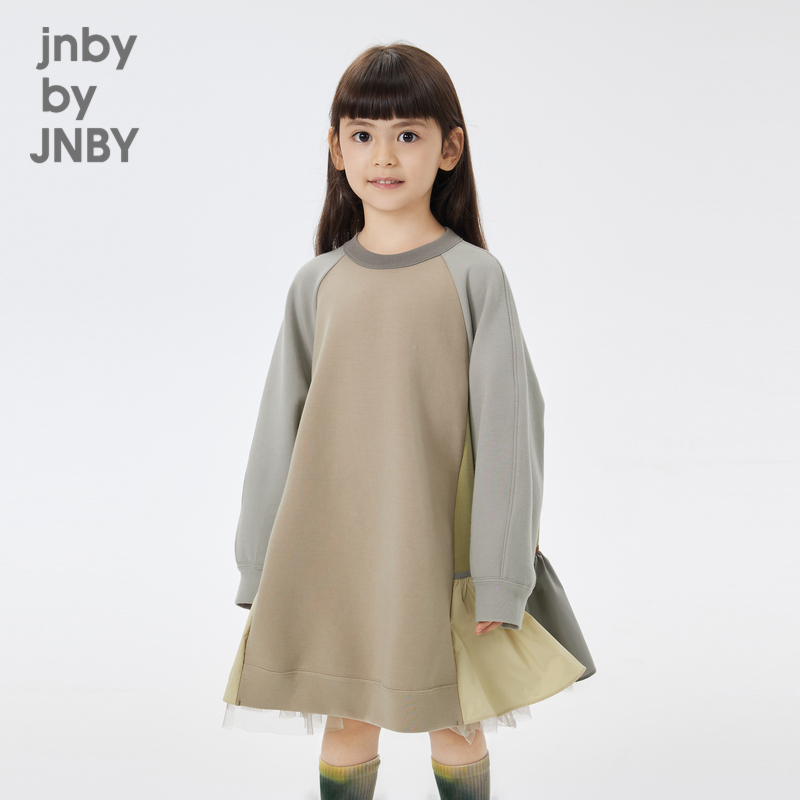 江南布衣童装拼接连衣裙