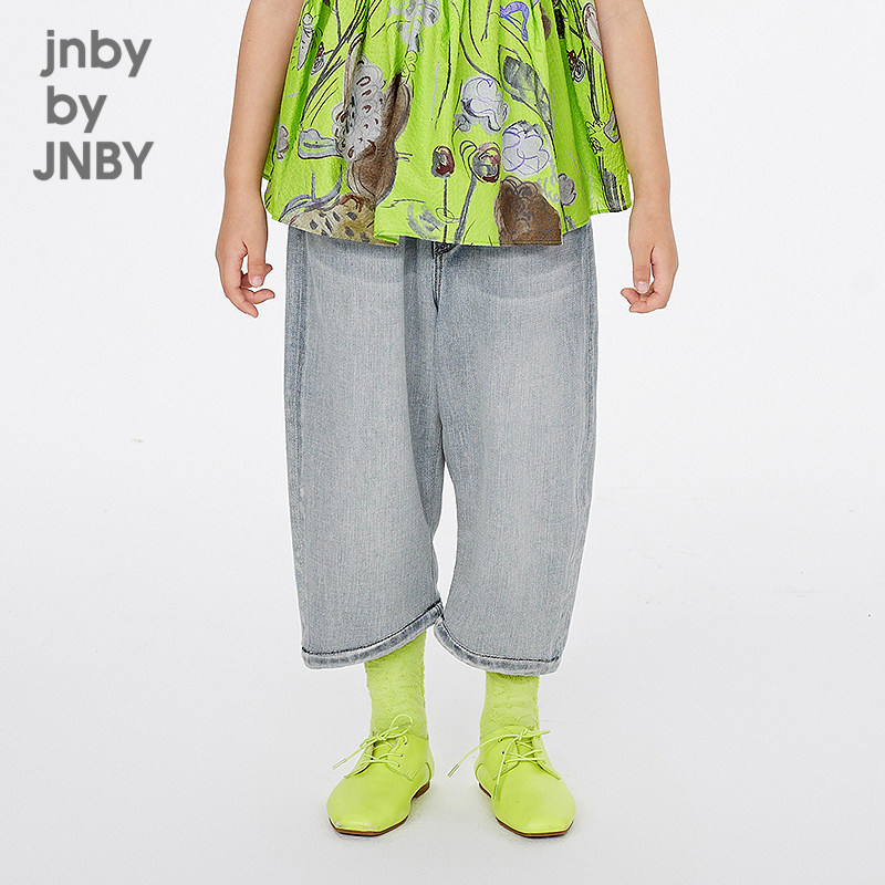 江南布衣童装锥形裤牛仔裤日常休闲25夏男女童jnbybyjnby
