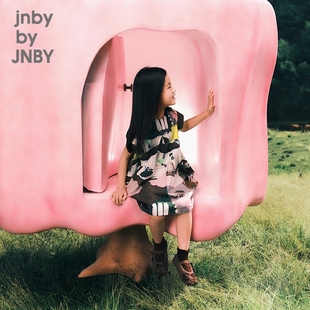 连衣裙圆领25秋女童jnbybyjnby1P7G13490 短袖 新款 江南布衣童装