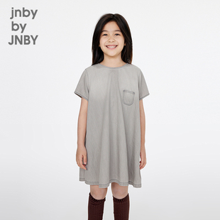 连衣裙25春女童jnbybyjnby1P3G11130 A型宽松短袖 新款 江南布衣童装