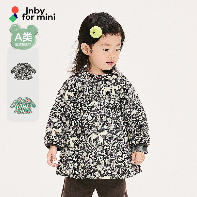 新款江南布衣婴童长袖连衣裙25冬女童婴儿jnbybyjnbyYP