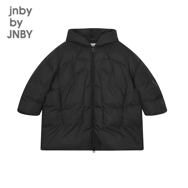 新款江南布衣童装中长款羽绒服24冬男女童jnbybyjnby