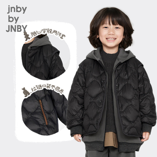 秋羽绒马甲宽松保暖休闲日常男女童jnbybyjnby 江南布衣童装