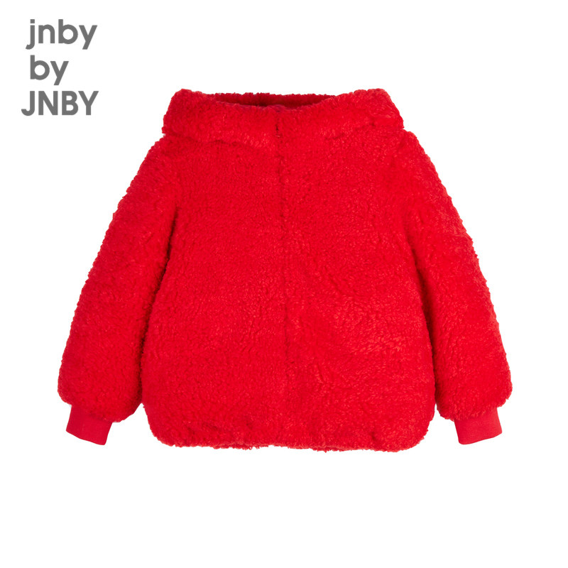江南布衣童装仿皮草外套可爱连帽休闲保暖冬男女童儿童jnbybyj