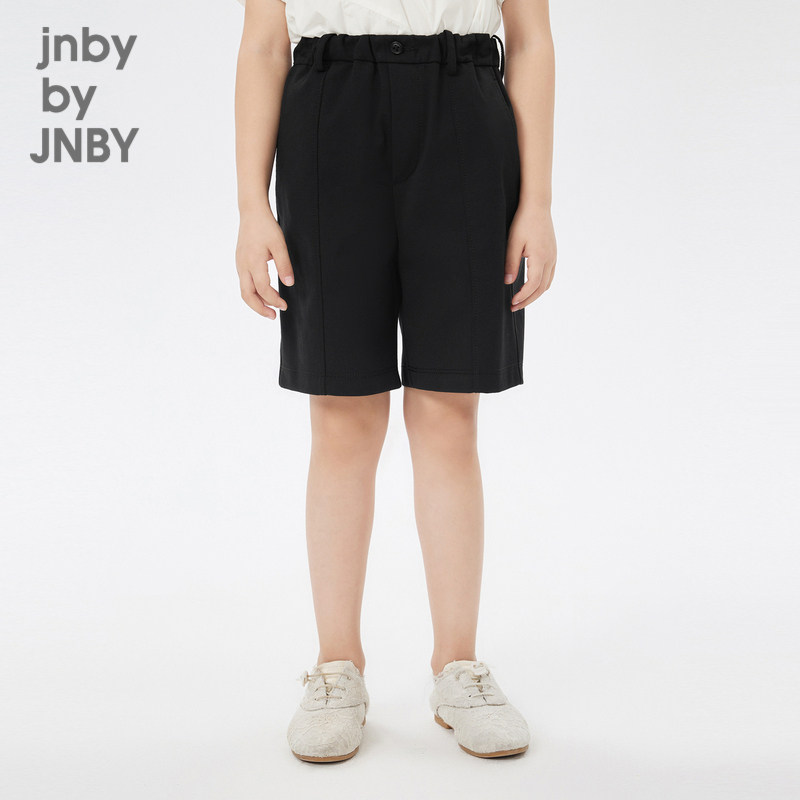 江南布衣童装春夏直筒裤休闲短裤薄裤子男女童儿童裤子jnbybyj