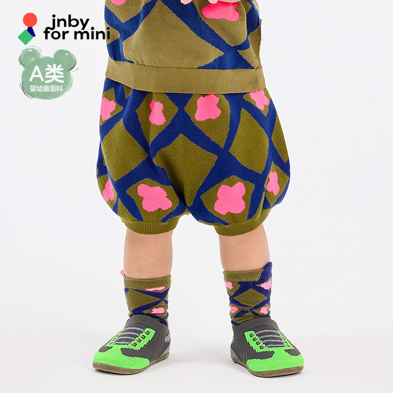 新款江南布衣婴童灯笼裤短裤舒适透气25春男女童婴儿jnbybyj