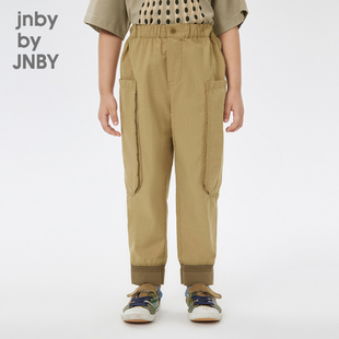 江南布衣童装春夏长裤大口袋宽松休闲束脚裤子男童儿童jnbybyjnby